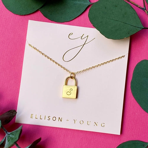 Scripted Notes Locket Initial Necklace – A Personalized Keepsake