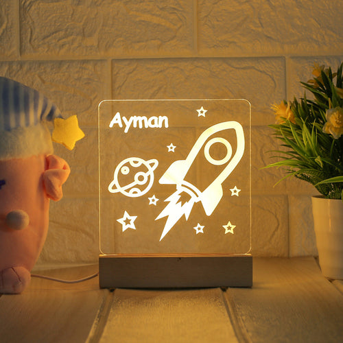 Illuminate Your Space with Personalized Name Night Lights