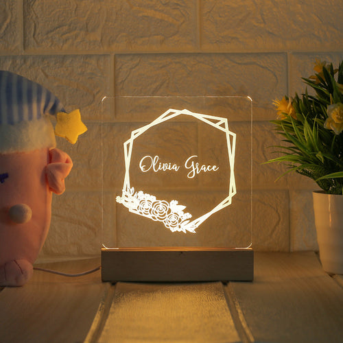 Illuminate Your Space with Personalized Name Night Lights